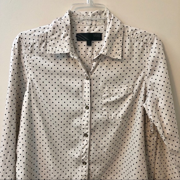 Vans Women’s Rocked Fashion Button Down Shirt - Picture 8 of 8